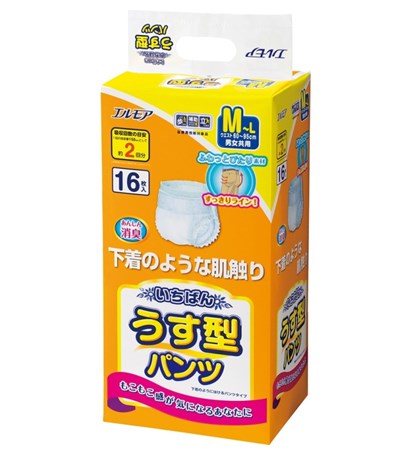 日本一番-活力褲 ML 號 (23"~37") (16片x4包）