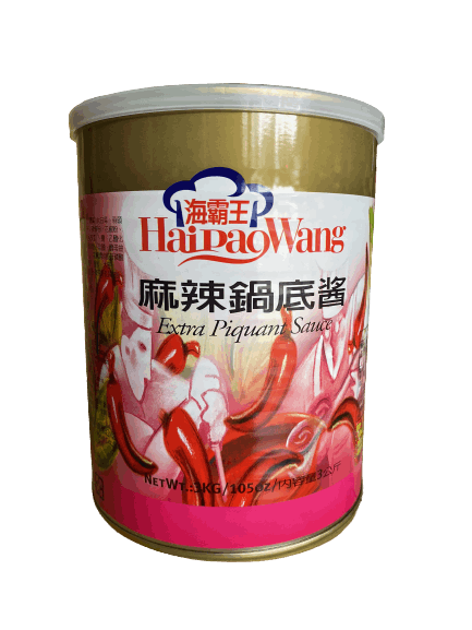 海霸王麻辣鍋底醬3公斤/罐，推薦！一包搞定麻辣鍋，餐飲專用 × 麻香濃郁 × 川味經典再現，台南高雄屏東快速配送