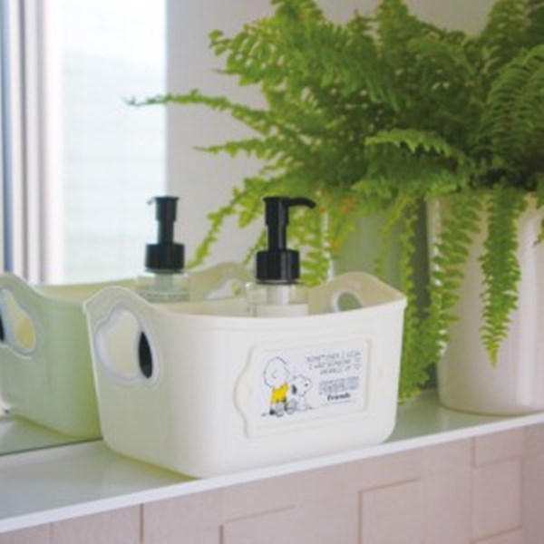 日本製  錦化成 Snoopy史努比  SQ1 (3P-AD) 迷你收納籃組.置物籃 500ml-3P/組  4904121342901