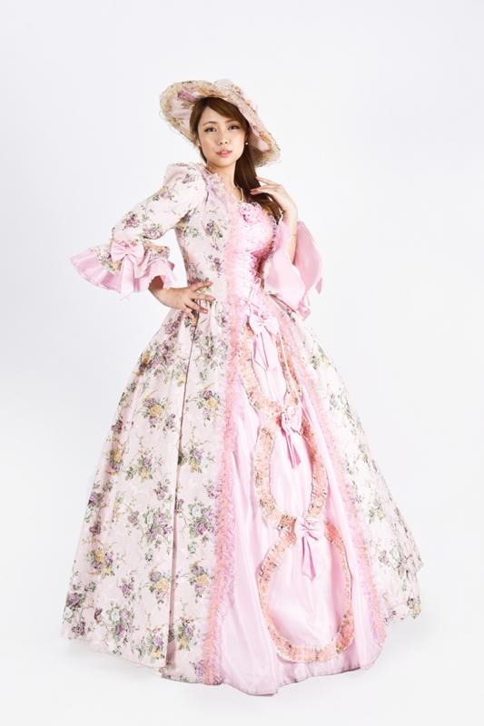 2016田園紫花/女宮廷服