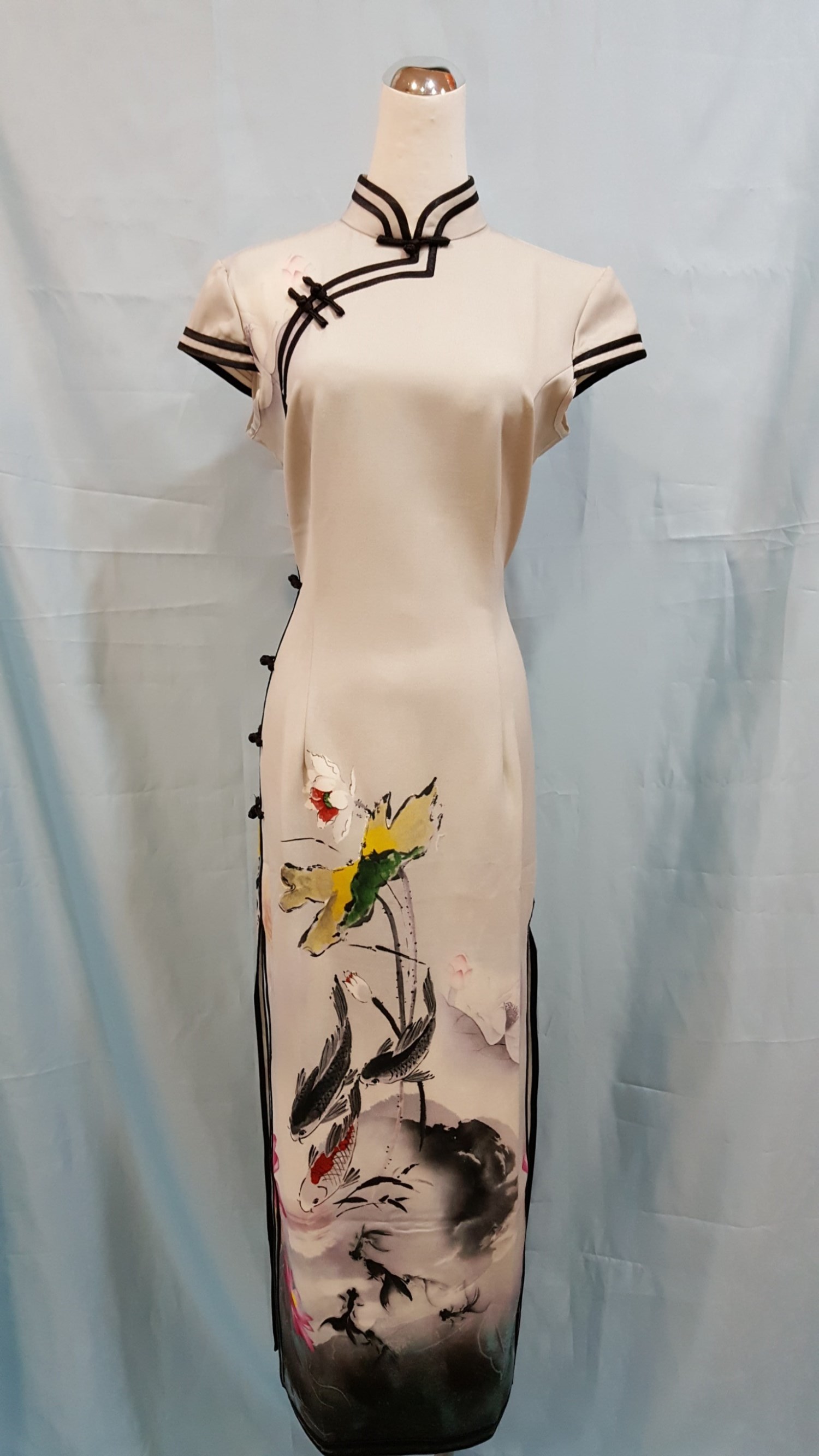 花鳥長旗袍