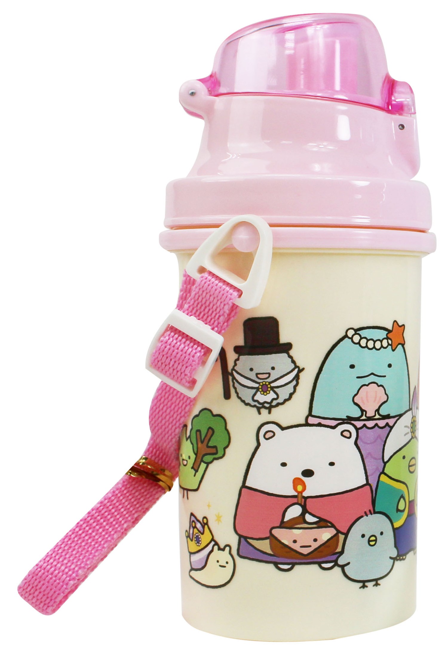 台灣製 敦景  Sumikko Gurashi   角落生物-小夥伴  SM54771直飲水壺 500ml 