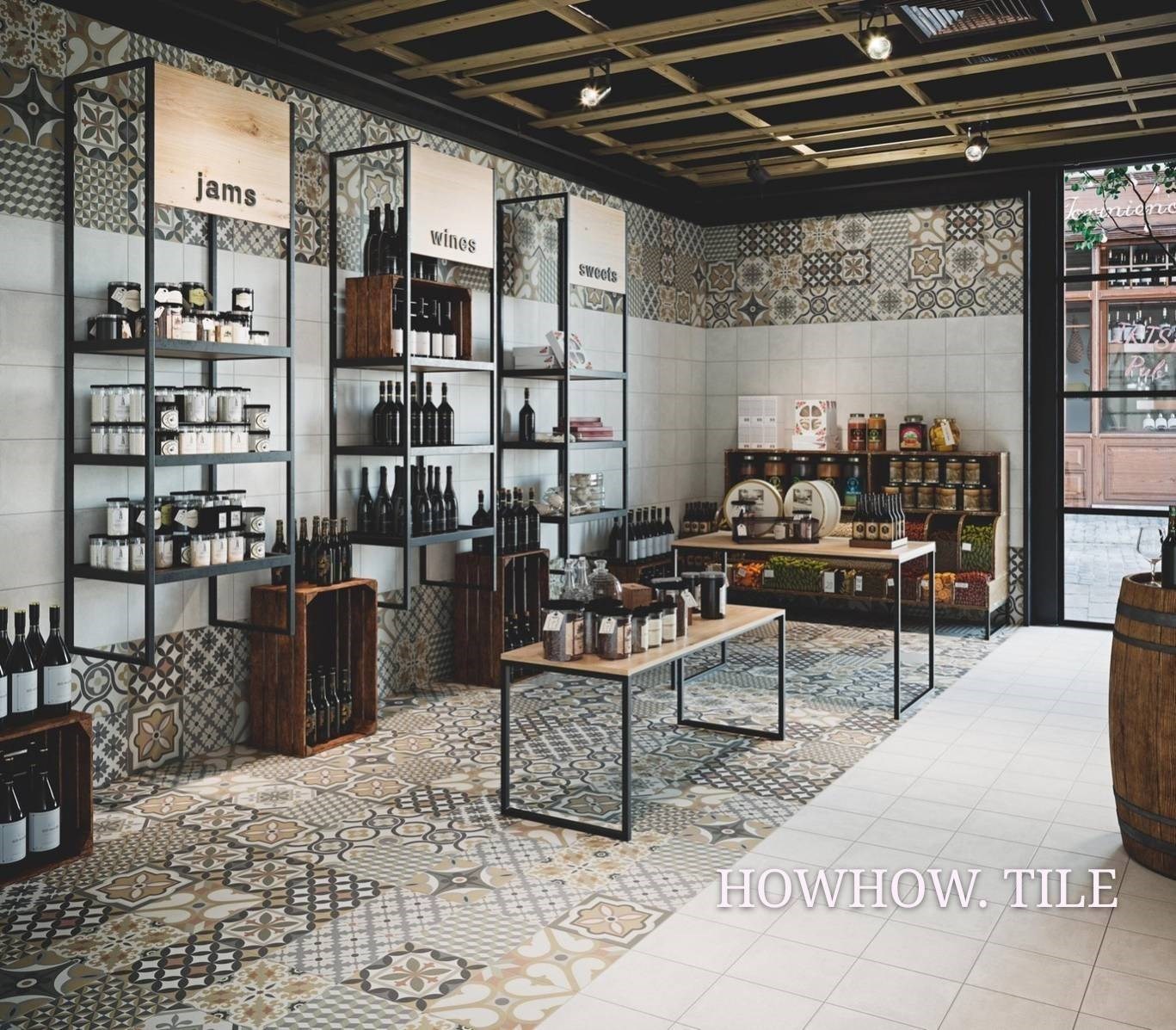 西班牙進口 貝卡特花磚（23.5*23.5cm）HK188