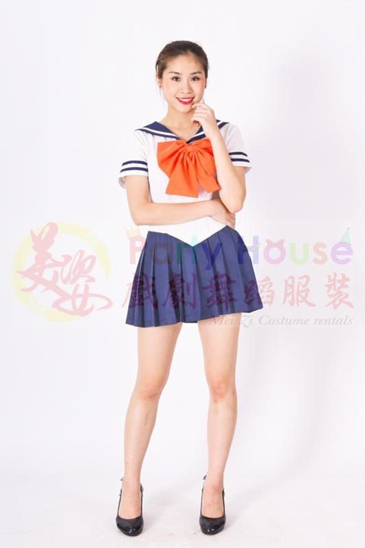 美少女/深藍色