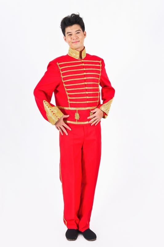 男宮廷服/紅色鬥牛