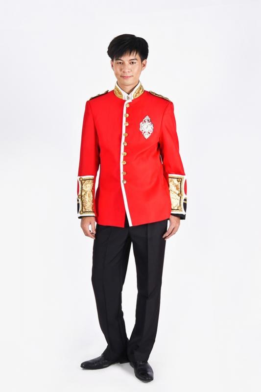 男宮廷服/紅色王子