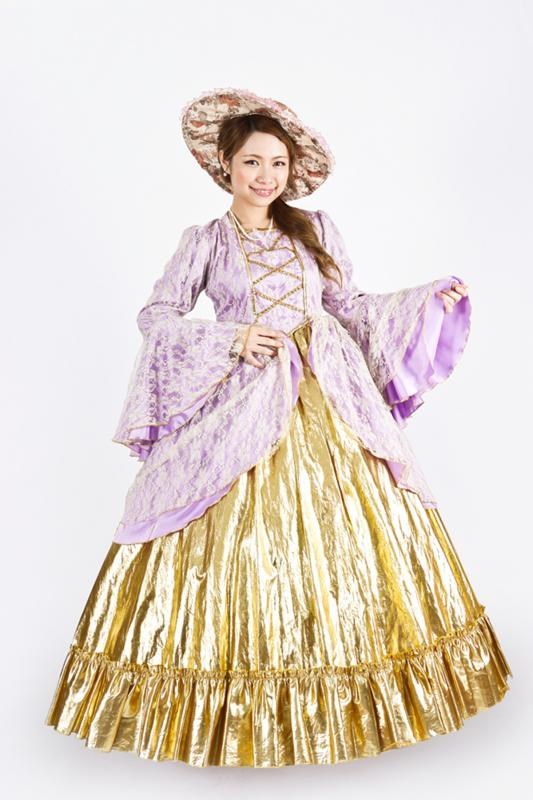 宮廷服/純金薰紫