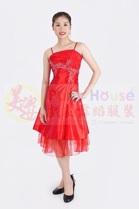 紅色小禮服