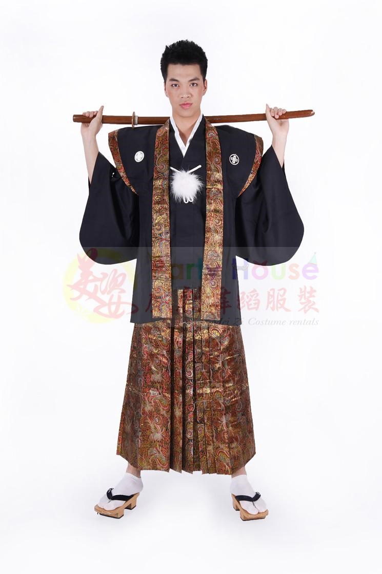 日本服/黑底棕蔥