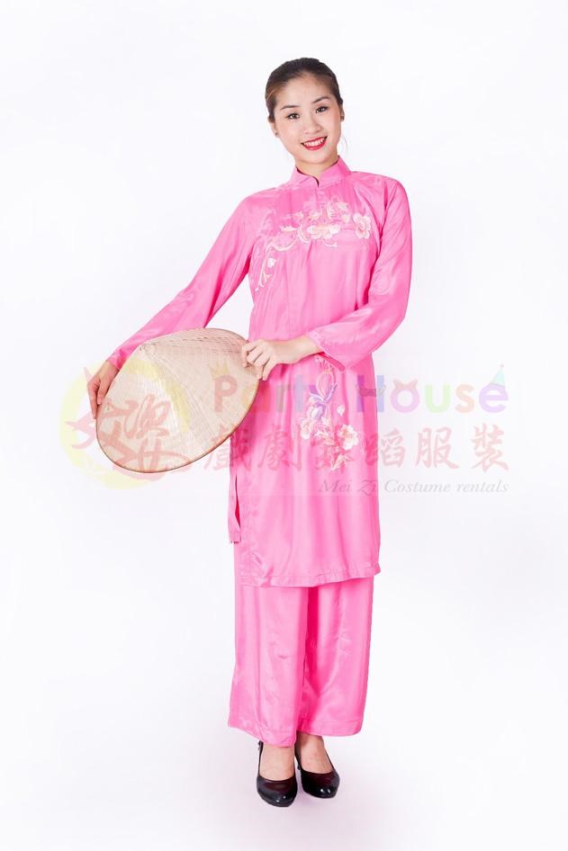 越南服/桃粉色