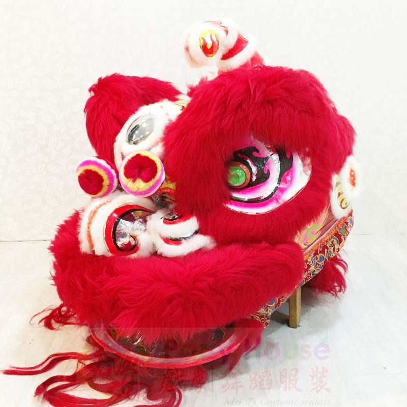 廣東獅頭-紅白(大型商品) 