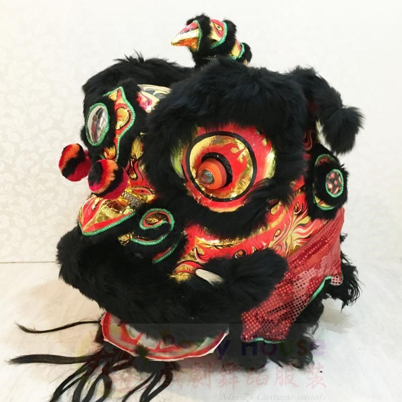 廣東獅頭-黑紅(大型商品)  