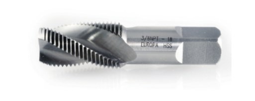 螺旋NPT直牙管牙絲攻 Spiral Fluted American Taper Pipe Taps For NPT Threads