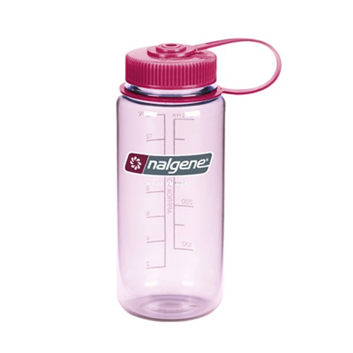 Nalgene美國專業寬嘴水壼 2178-2216 清透粉 容量500cc 登山.運動.戶外.旅遊.隨身水壺