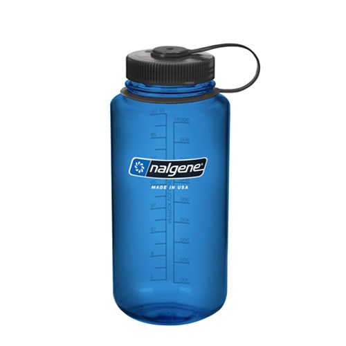Nalgene 美國專業寬嘴水壼 2178-2024 灰藍色 容量1000CC 登山.運動.戶外.旅遊.隨身水壺