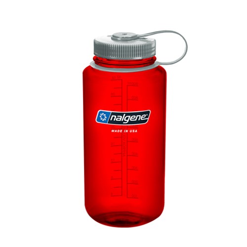 Nalgene 美國專業寬嘴水壼 2178-2023 紅色 容量1000cc 登山.運動.戶外.旅遊.隨身水壺