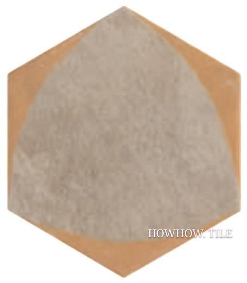 義大利進口 粉彩六角素花磚 (18*21cm)YSF178.202