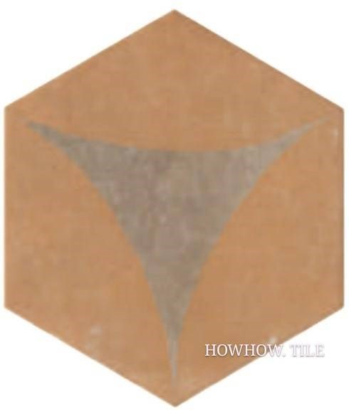 義大利進口 粉彩六角素花磚 (18*21cm)YSF178.202