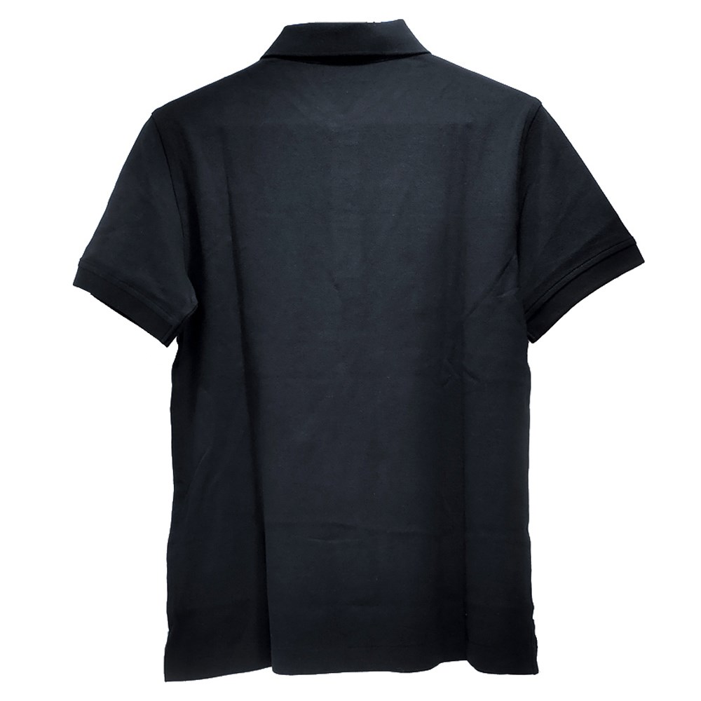 【BURBERRY 】8036273 素面戰馬衣服Logo短袖上衣Polo衫(黑色)