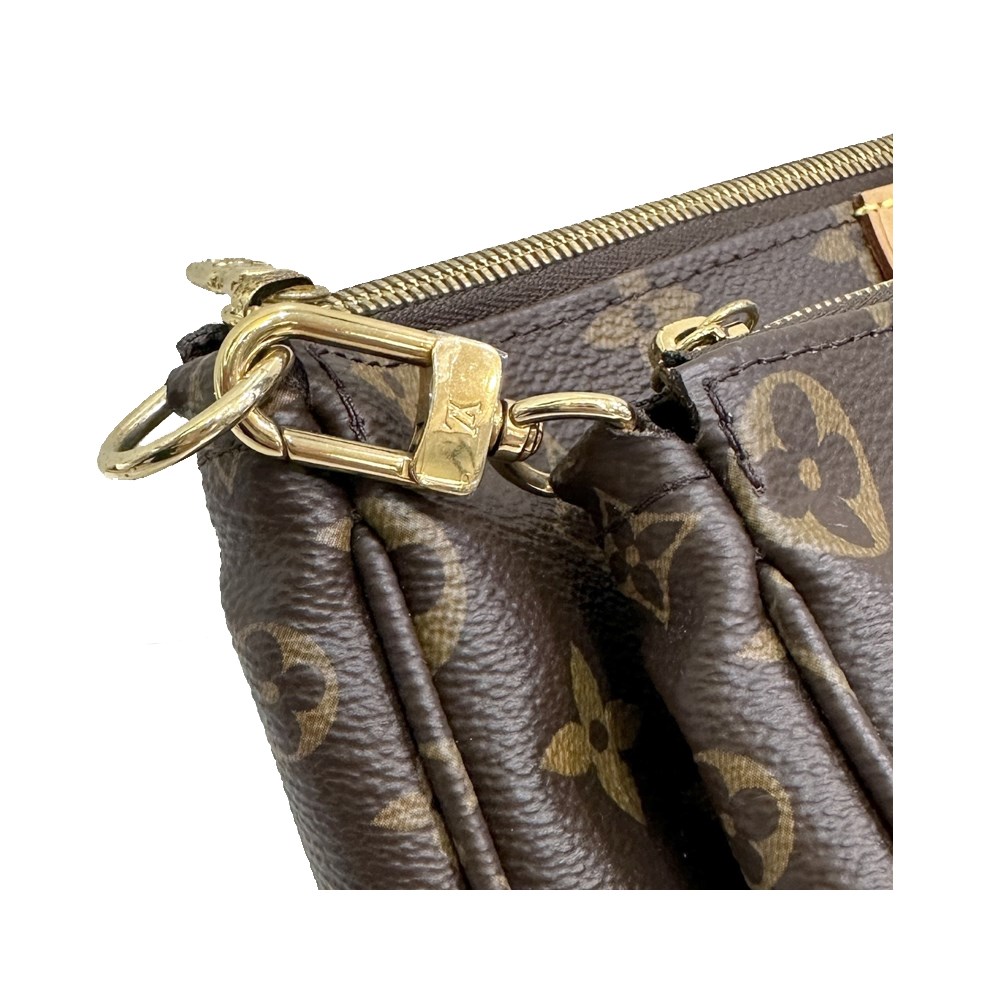 【Louis Vuitton 路易威登】M44840 限量MULTI POCHETTE ACCESSOIRES丞琳款斜背包(全新展示品-粉色)