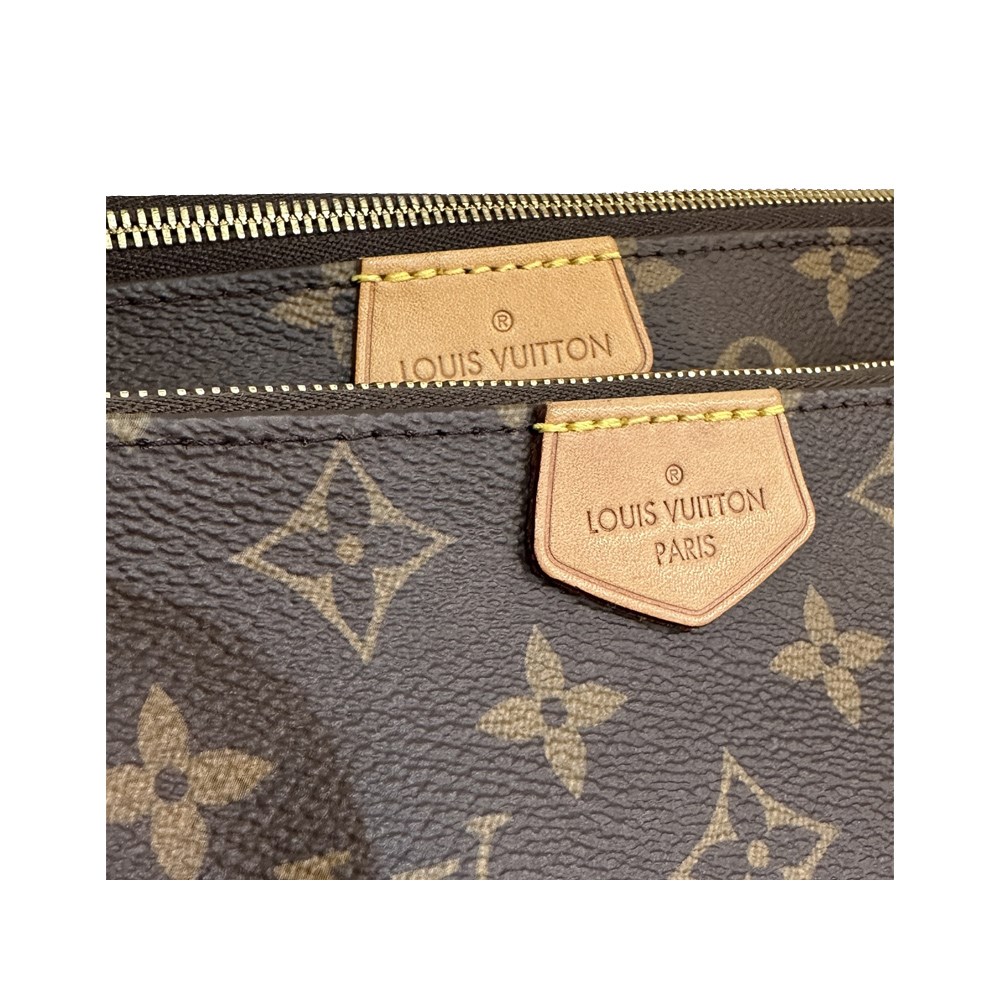 【Louis Vuitton 路易威登】M44840 限量MULTI POCHETTE ACCESSOIRES丞琳款斜背包(全新展示品-粉色)