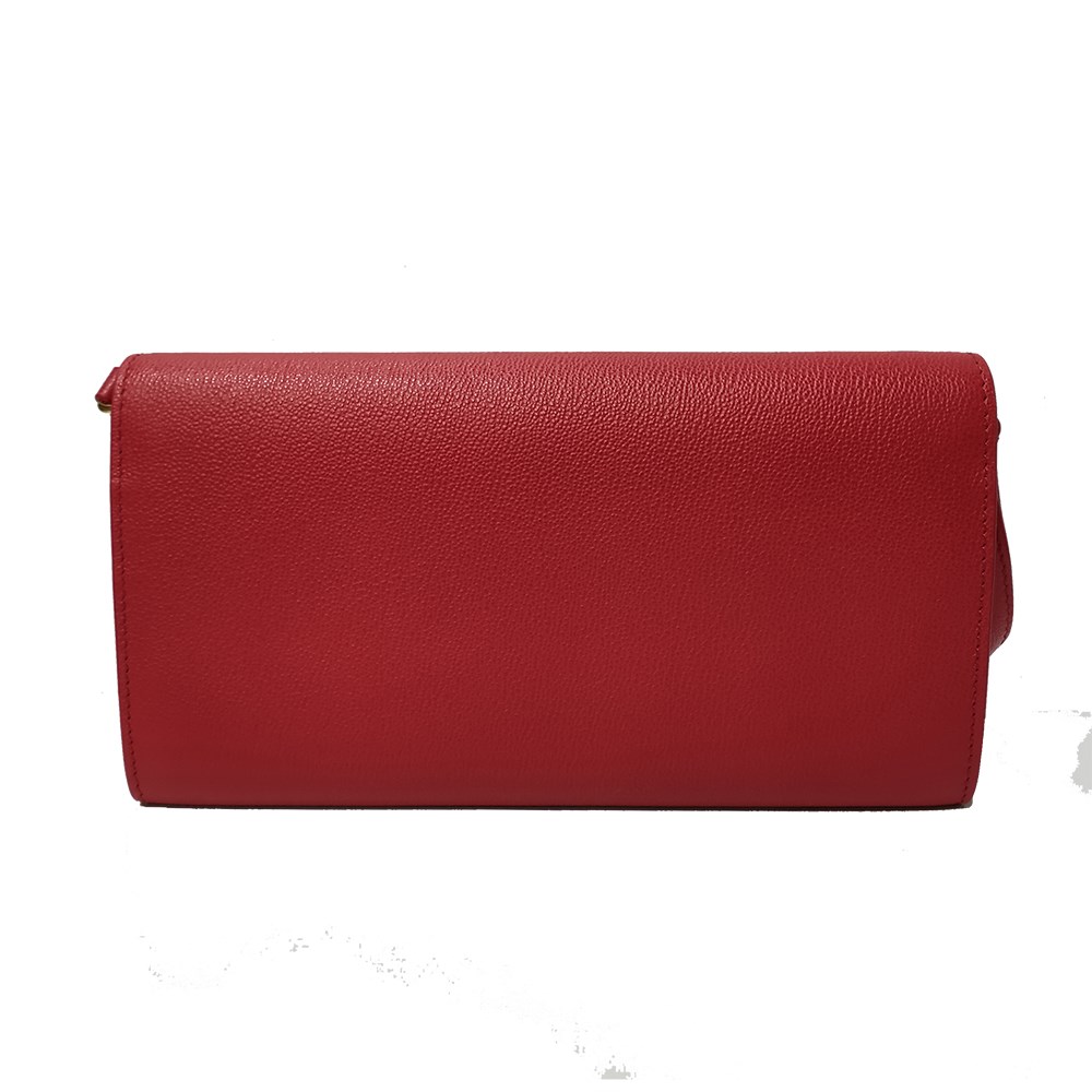 【BURBERRY 巴寶莉】80528391 經典素面壓印皮革WOC手拿斜背包(黑色)