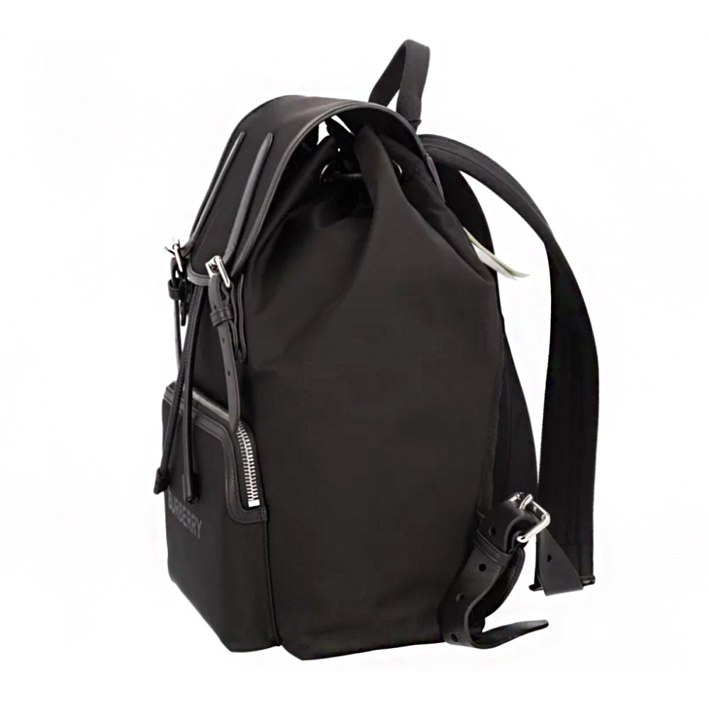 【BURBERRY 巴寶莉】80616681 經典Aviator Rucksack系列中性款大容量後背包(黑色)