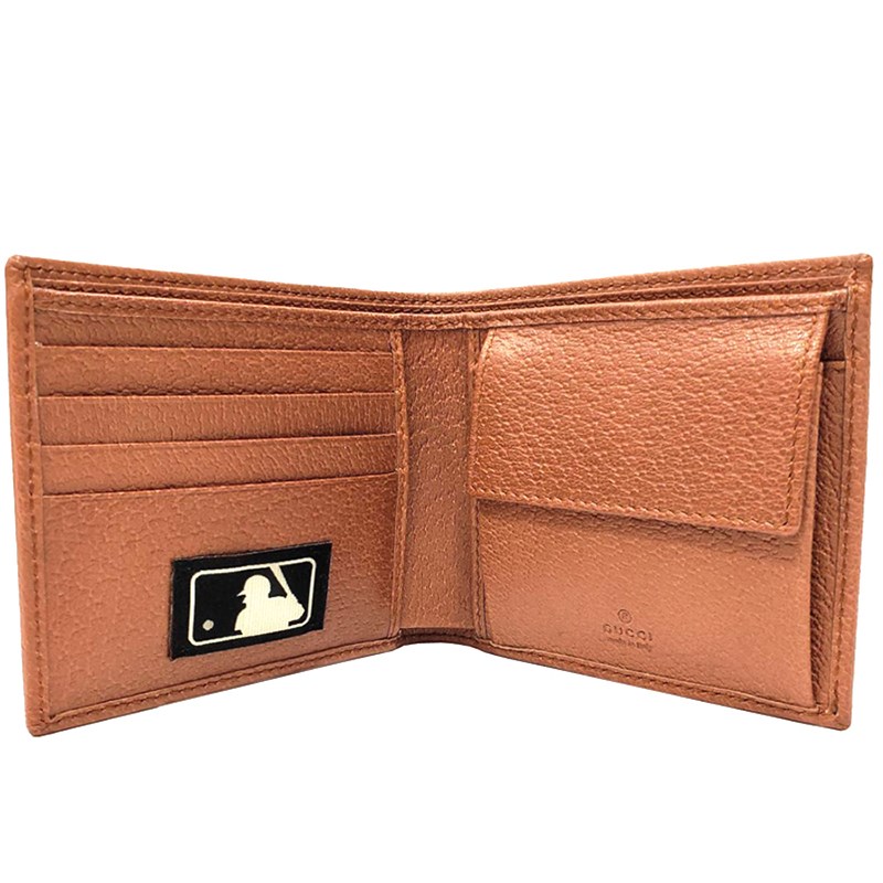 【GUCCI 古馳】547785 NY Yankees大聯盟聯名款零錢短夾