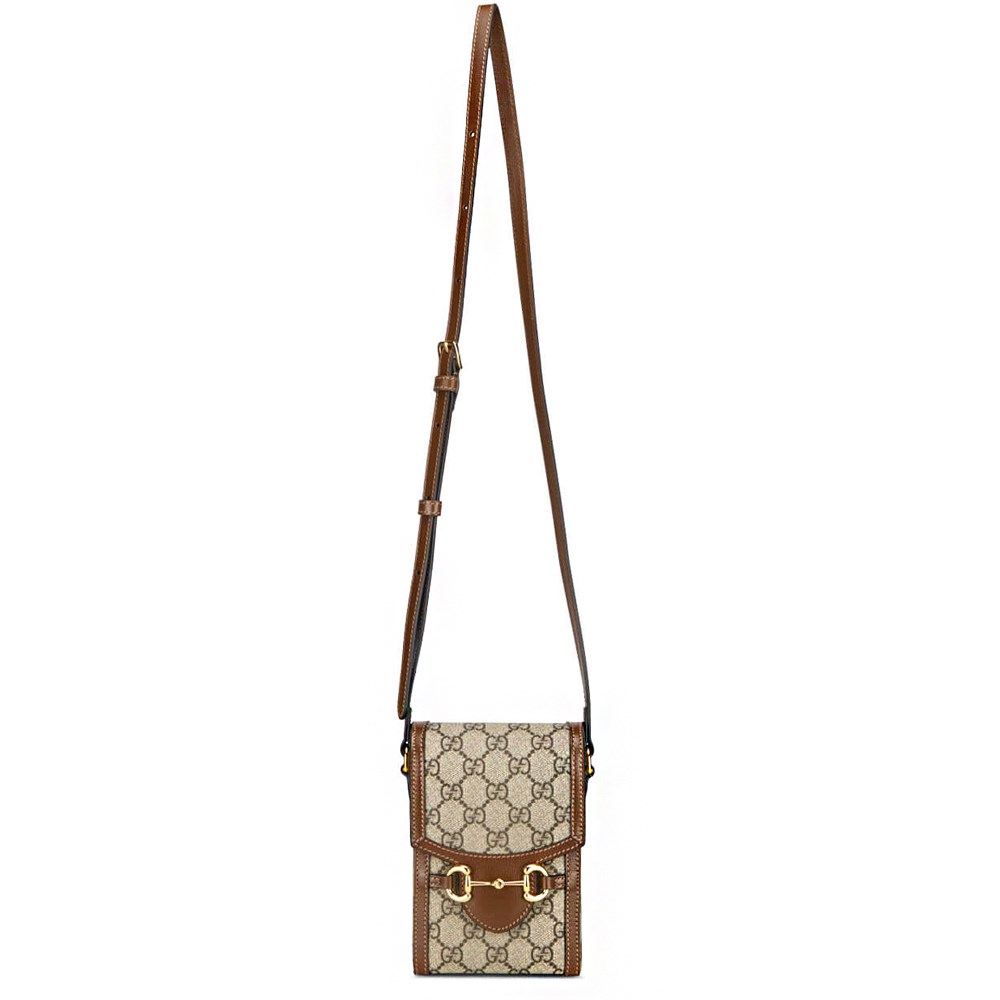 【GUCCI 古馳】625615 經典Horsebit mini 迷你馬銜扣肩背斜背1955手機包
