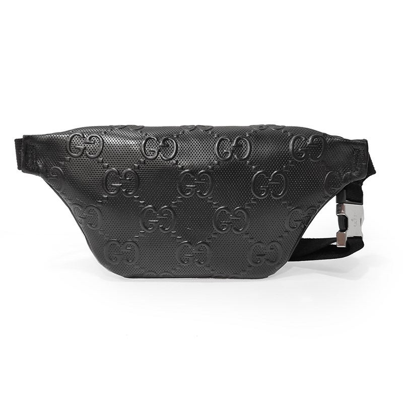 【GUCCI 古馳】658582 經典GG LOGO浮雕皮革中性款腰包/胸包 (80CM)