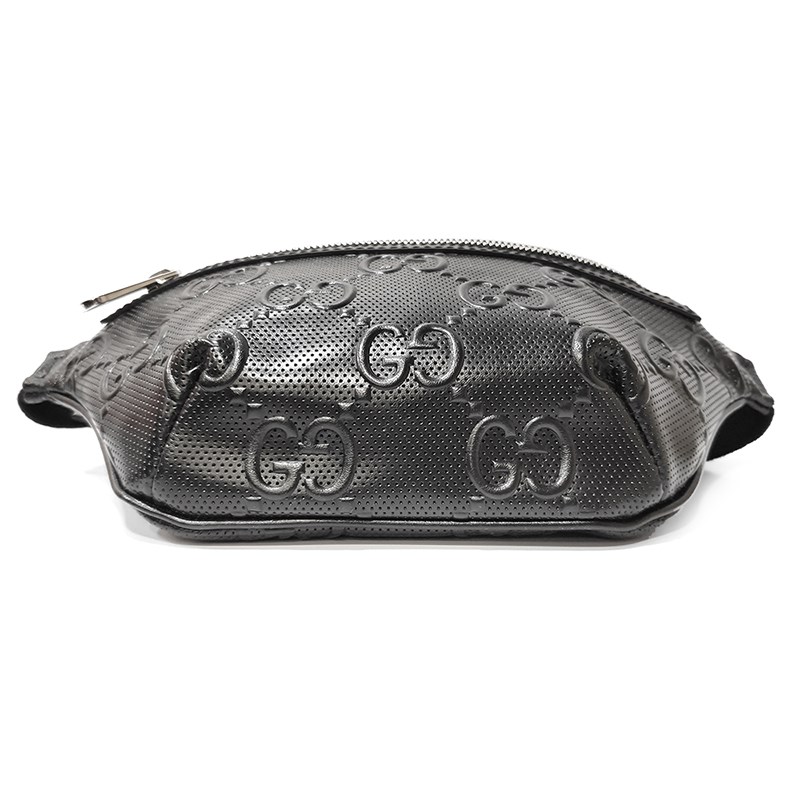 【GUCCI 古馳】658582 經典GG LOGO浮雕皮革中性款腰包/胸包 (80CM)