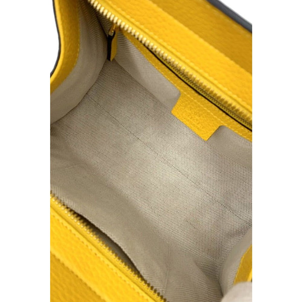 【GUCCI 古馳】 607722 經典SOHO系列雙G LOGO牛皮手提/斜背兩用包  