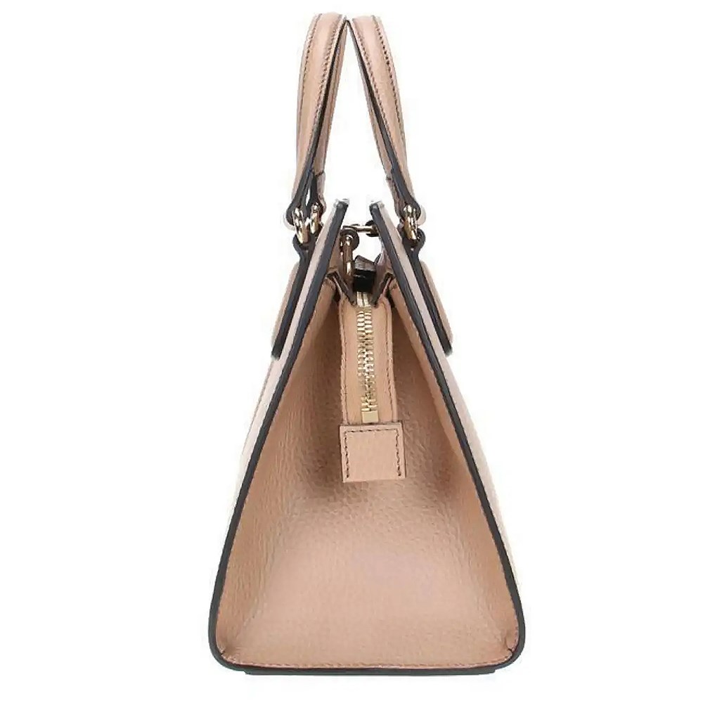 【GUCCI 古馳】 607722 經典SOHO系列雙G LOGO牛皮手提/斜背兩用包  