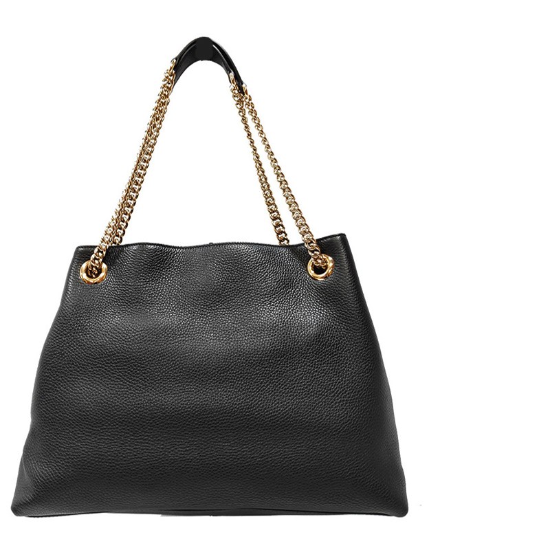 【GUCCI 古馳】 536196 SOHO雙G LOGO 流蘇雙鍊手提/肩背兩用包