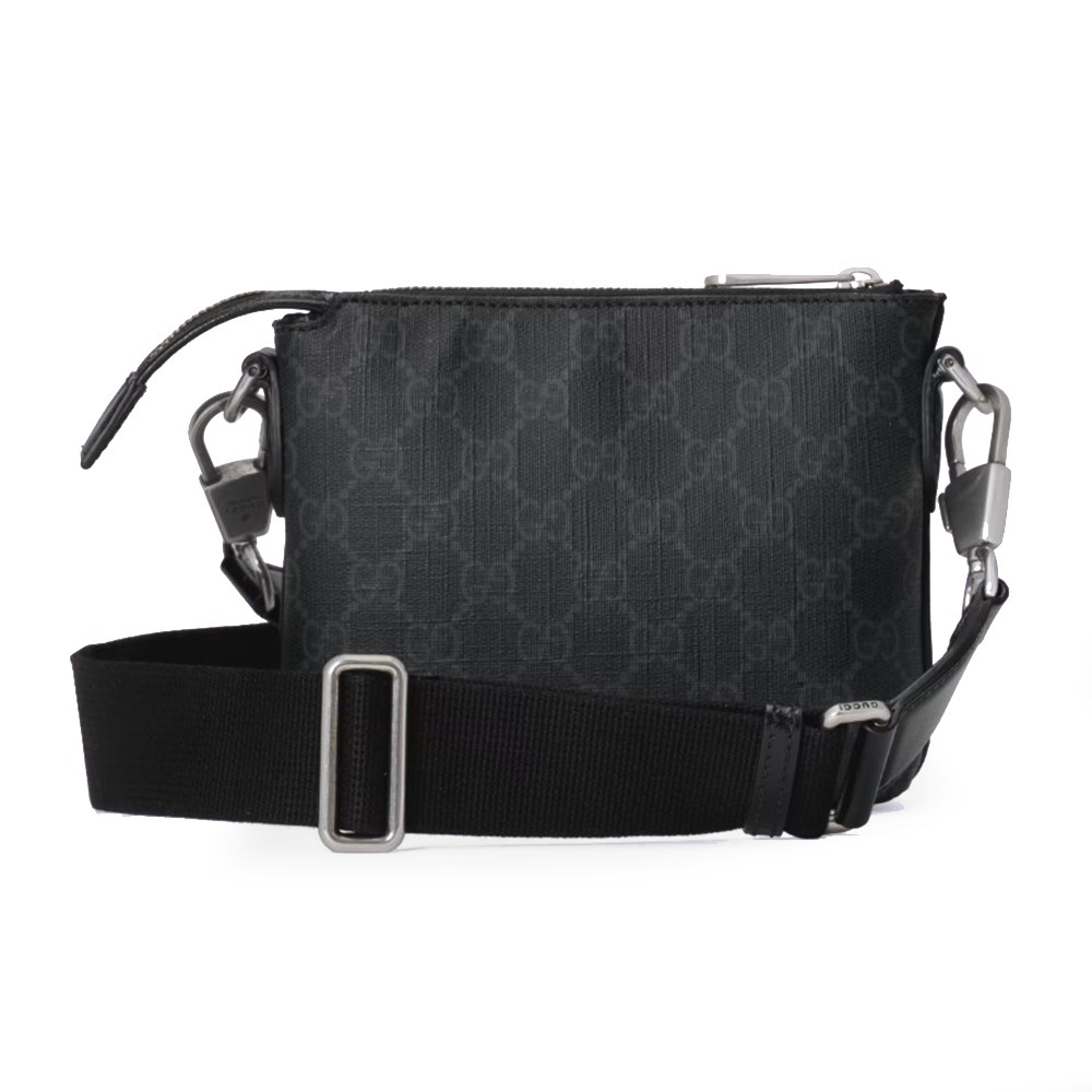 【GUCCI 古馳】 723306 經典INTERLOCKING G系列帆布迷你手拿包/斜背包