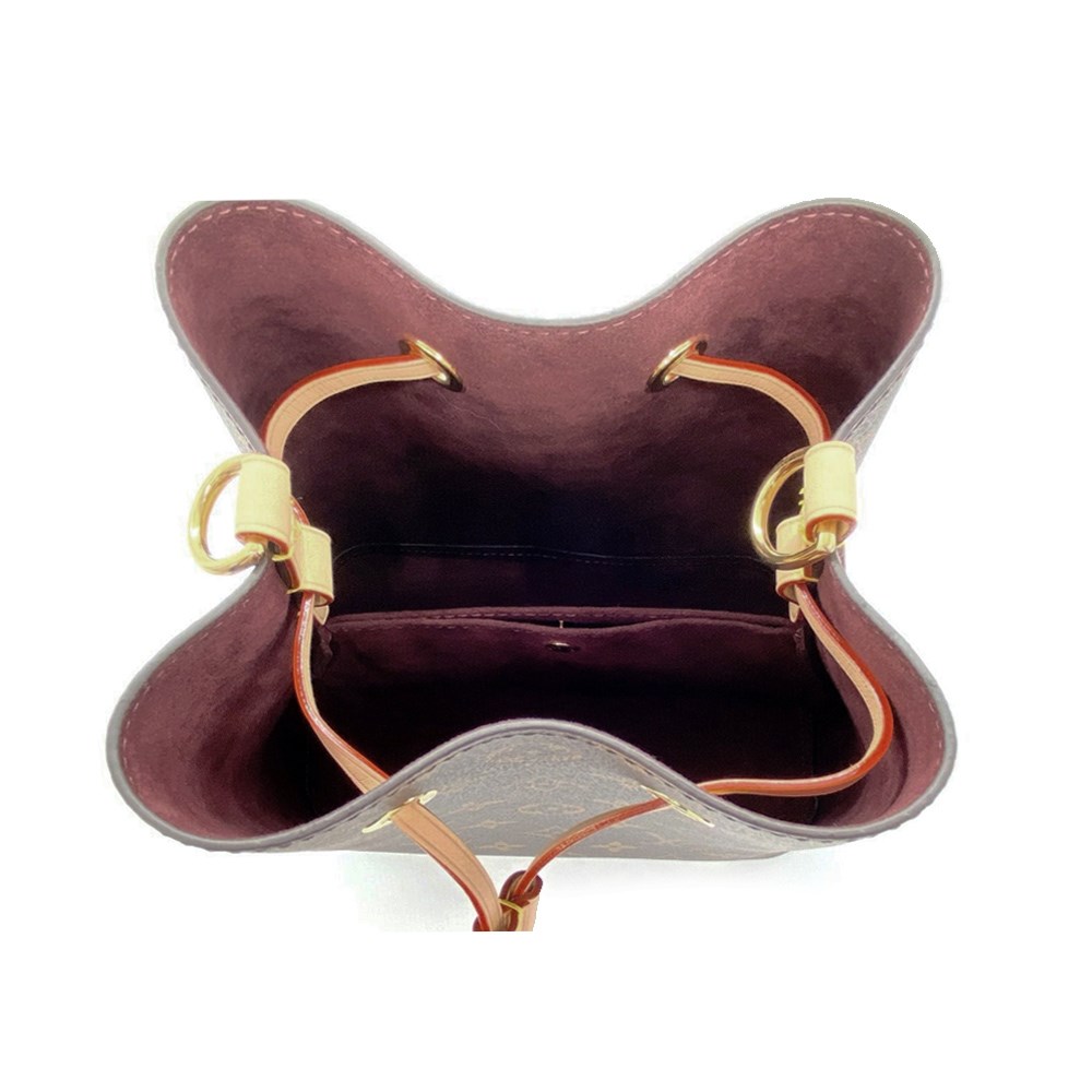 【Louis Vuitton 路易威登】M46581 經典Monogram帆布Neonoe BB手提斜背兩用水桶包(棕色)