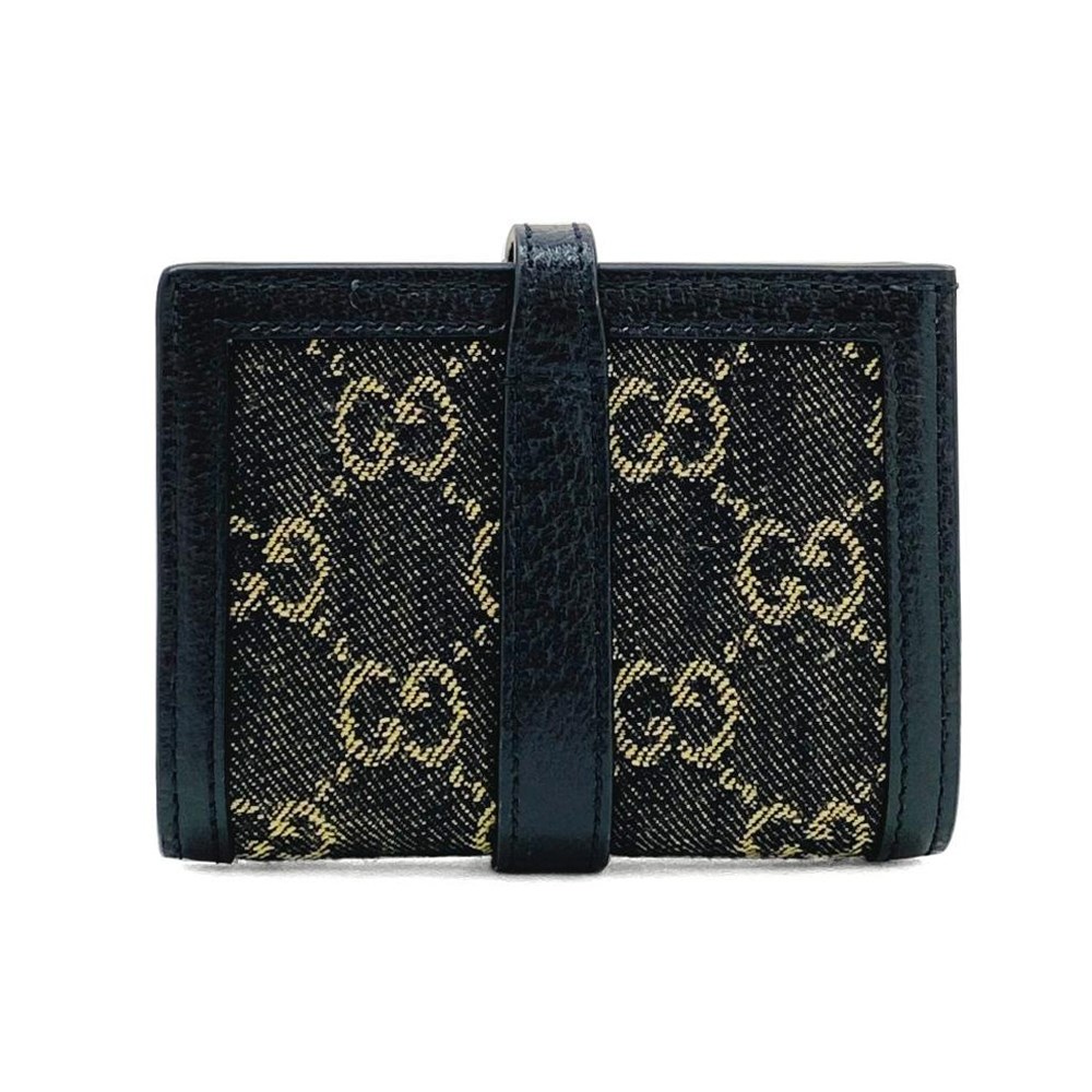 【GUCCI 】 645536 經典Jackie 1961系列對開零錢袋短夾(黑色)