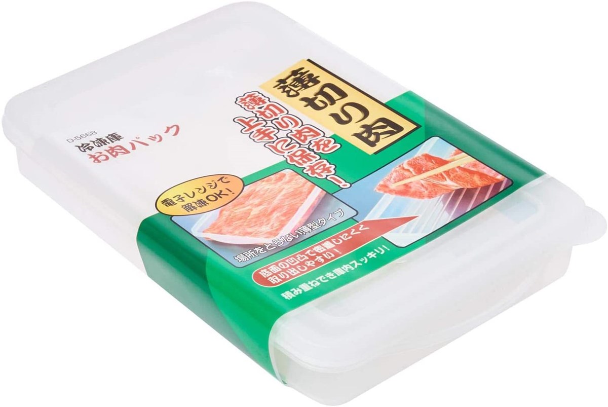日本製    SANADA    A5668  冷凍庫肉品保鮮盒   4973430566803