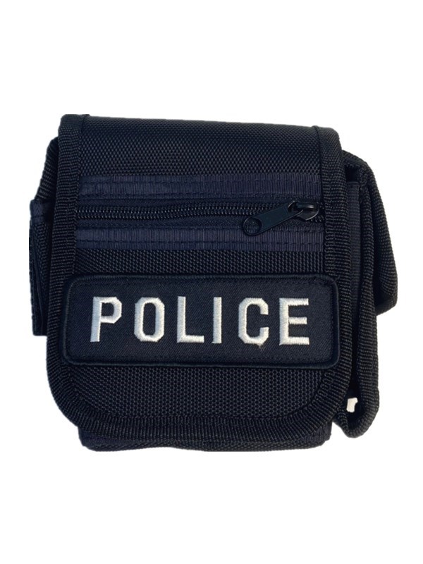 雙側袋中腰包[POLICE可隨意取下] 