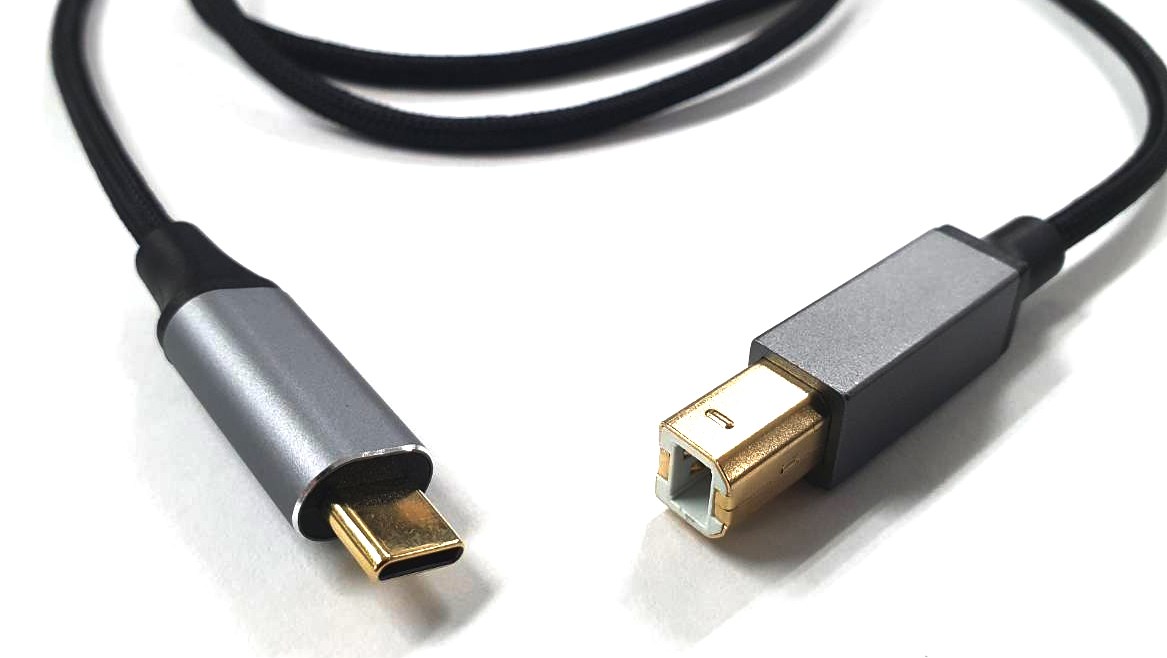 TYPE-C 轉 USB B公 印表機連接線 1米 / 2米