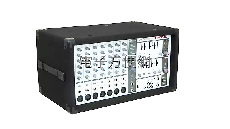  PHONIC EQ混音擴大機 POWERPOD 740 DELUXE
