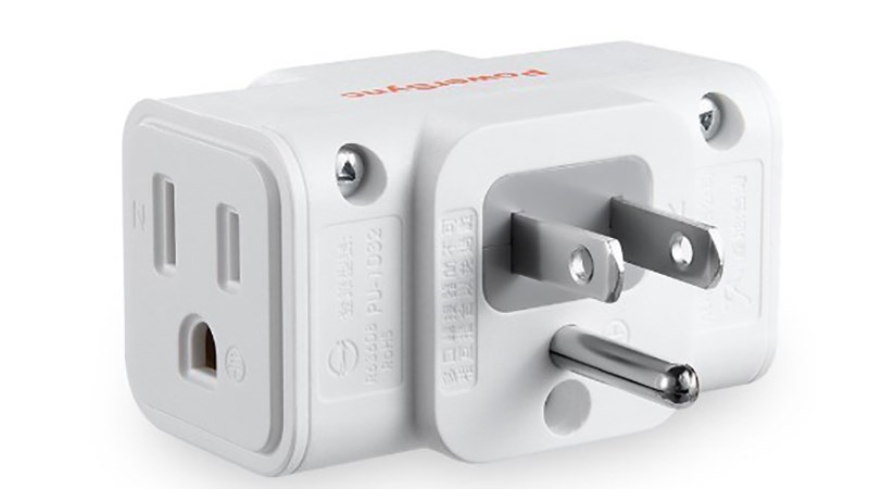 PowerSync 群加 TC3303N9 3P轉3P 三插壁插(白) 轉接 擴充插座