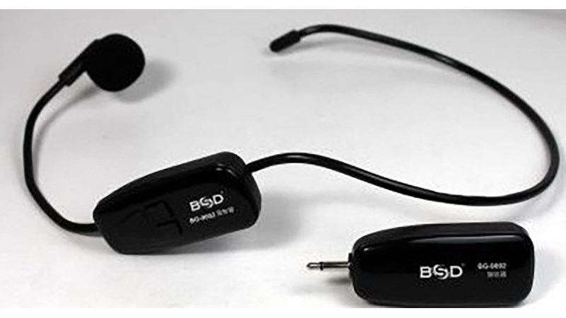 BSD 碧盛德 高傳輸迷你 頭戴式 無線麥克風 BG-9002