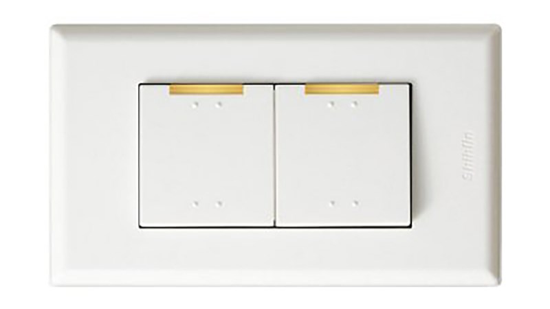 雙開關 生活系列 士林電機 開關附蓋板 L9-1200