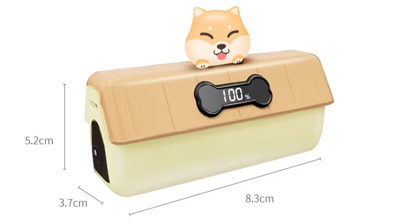 MCK 台灣製造 CHAICHAI狗屋造型口袋迷你行動電源 MCK-MPB005