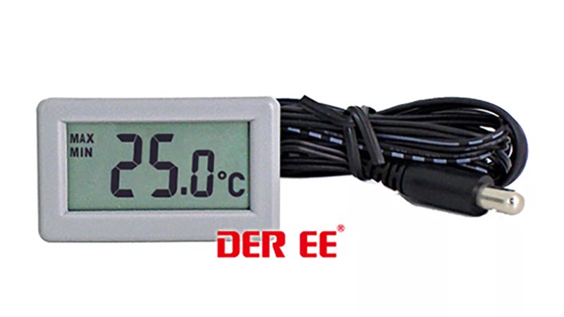 DER EE 得益   迷你型溫度計 溫度計附測棒 DE-20W
