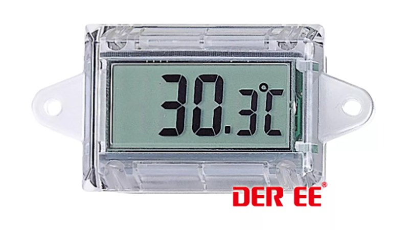 DER EE 得益   防水迷你型溫度計 防水型LCD溫度計 DE-30