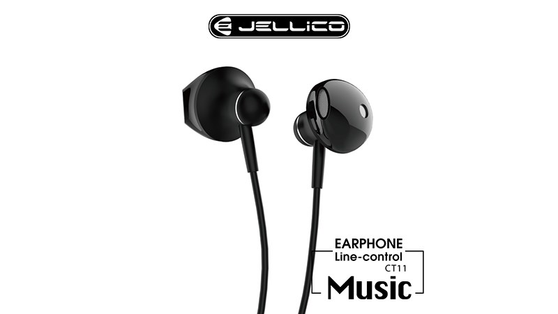 JELLICO 3.5mm線控入耳式耳機 JEE-CT11(顏色隨機)