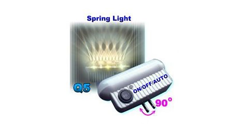 Q5 LED自動感應小夜燈 暖白色