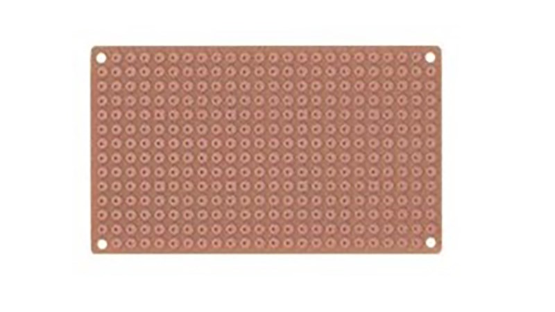 SL-32 電木 125 x 75 x 1.6 mm 小圓點 14 x 24 孔 單面 PCB 萬用電路